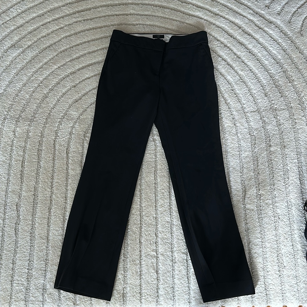 J Crew Edie Pantsuit Trousers in Black